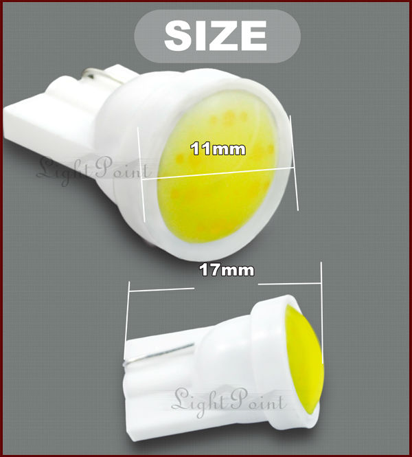 LEDバルブ 面発光 T10ウェッジ球 6chipT10 LED COB 素子採用 ホワイト2個 ポジションランプ/ナンバー灯/ドアランプ/ルームランプ/ルーム球/ウインカー/バックランプなどに問屋・仕入れ・卸・卸売り