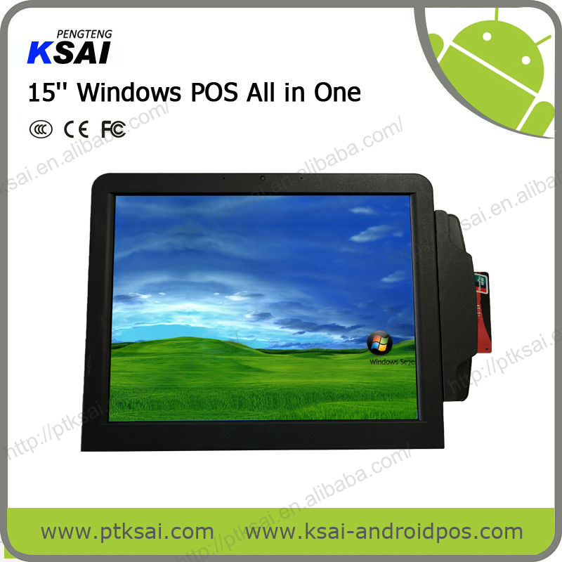 2014年、 小売posケータリング15インチオールインワンwindowsxp、 7,8ptksaiから問屋・仕入れ・卸・卸売り