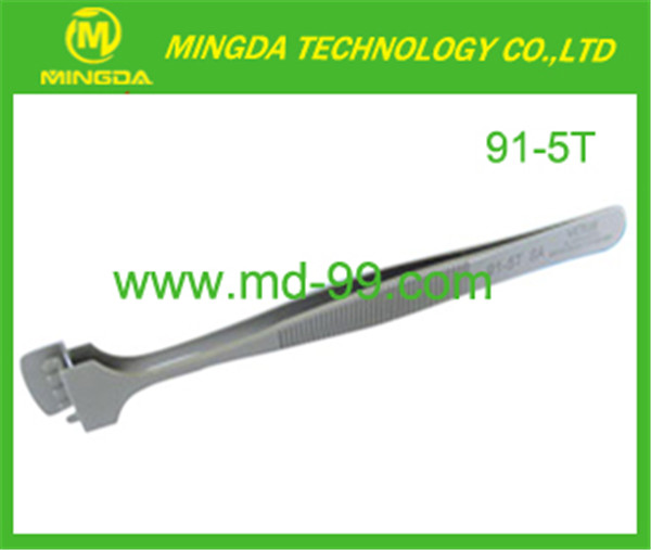 ステンレス鋼130ミリメートルmd-91抗- 静的ピンセット、 導電性ピンセット、 電子ピンセット問屋・仕入れ・卸・卸売り