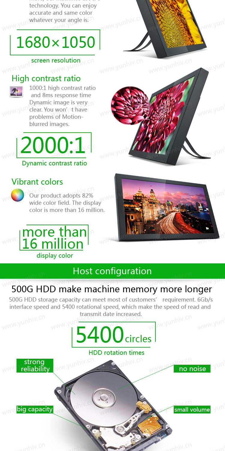 G220iqi/22インチaiopc/d61i3インテルデュアルコア3.3グラム/赤外線タッチスクリーンすべて一台のpcで問屋・仕入れ・卸・卸売り