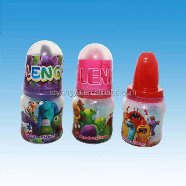 Tongue shape fancy lollipop with Sour Powder halal lollipop