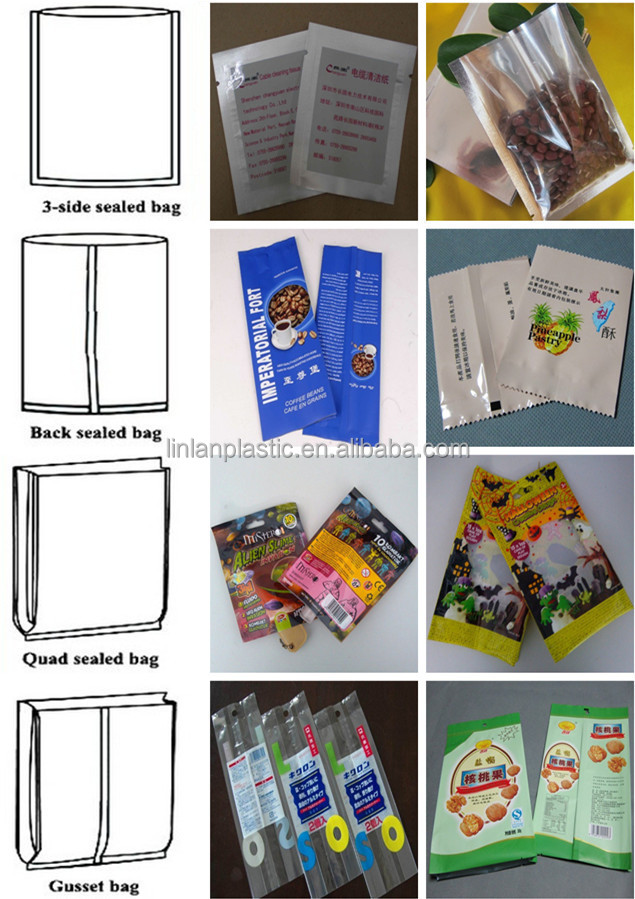 OPP VMPET PE empty tea bag