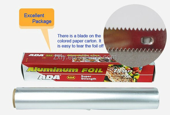 safe aluminum food Foil Wrapping Paper for chocolate bar,fried food,corn,butter