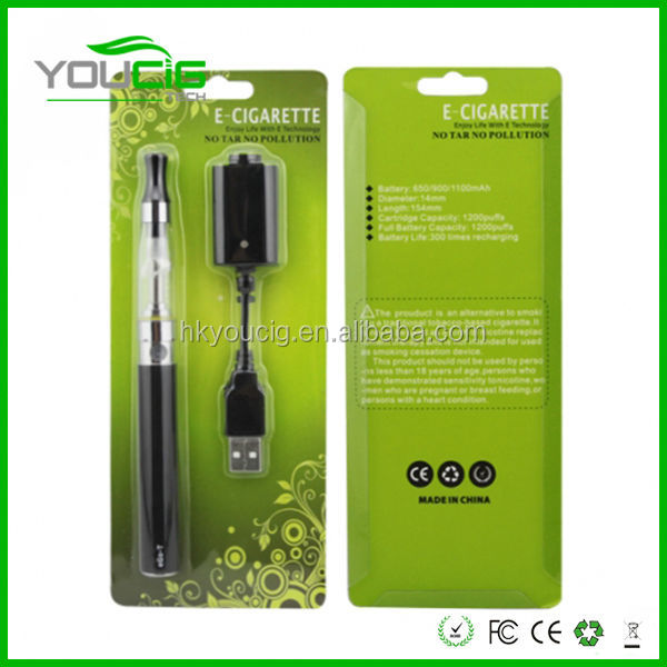Youcig tech Factory ego ce4+ 1.6ml replace ce4+ coils fit battery 650mAh/900mah/1100mah