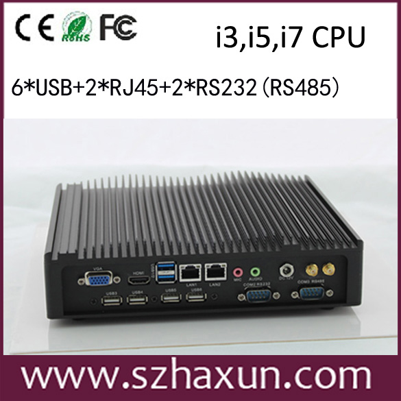 完全に囲まれたk700コンピュータ、 ファンレスi52467mと産業用pc、 ファンレスpcx862*usb2.0,2*usb3.0,2*rs232、 ファンレスpcのlinux、 vga問屋・仕入れ・卸・卸売り