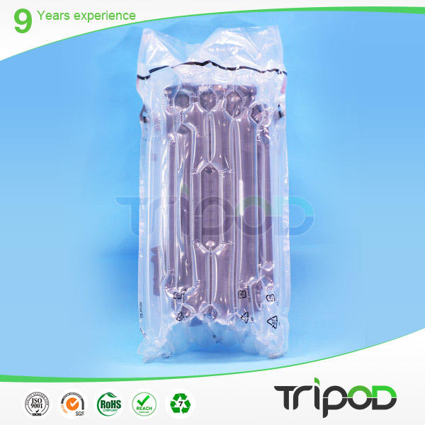 red wine container,plastic wrapping bag with drawstring handle,inflatable air cylinder bag