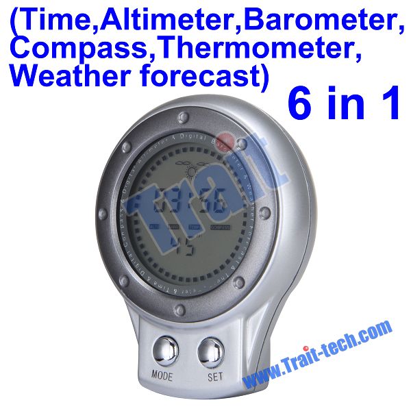 6イン1多機能デジタル高度計コンパス気圧計温度計問屋・仕入れ・卸・卸売り