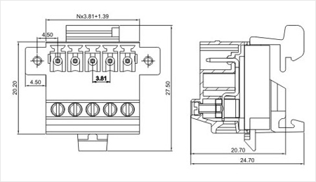 三河sh224m-3.81プラグイン可能なターミナルブロックコネクタの製造仕入れ・メーカー・工場