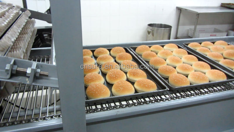 KFC hamburger production line