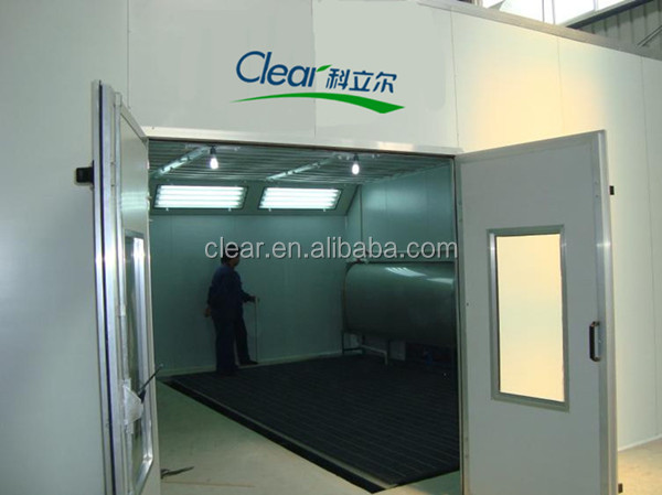 Furniture water curtain spray booth-Clear factory1_