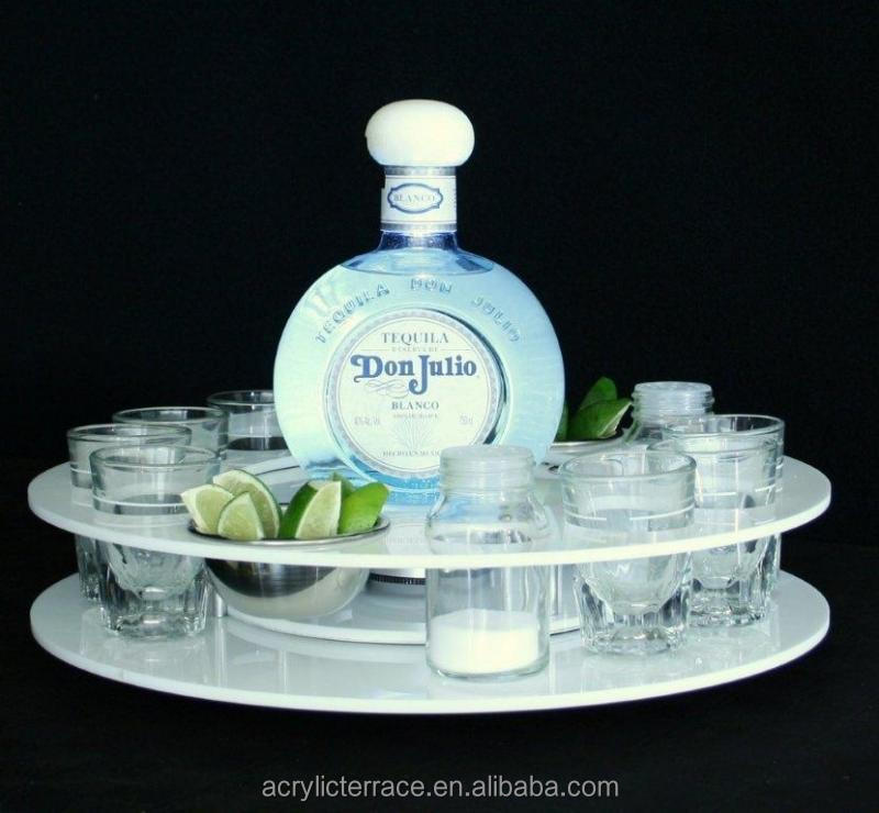 Ha14030104023acrylic Triangular Bottle Service Trayalcohol Bottle