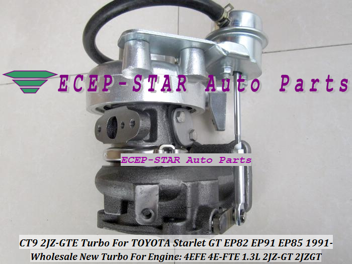 TURBO CT9 2JZ-GTE Turbo Turbine Turbocharger For TOYOTA Starlet GT EP82 EP85 EP91 1991- 4EFE 4E-FTE 1.3L 2JZ-GT 2JZGT (4)
