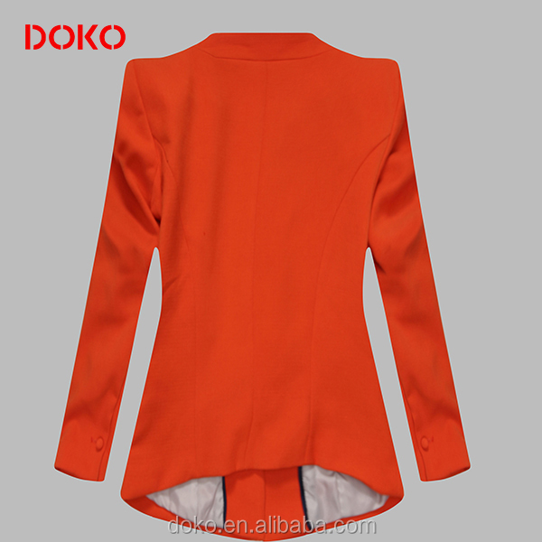 新しい到着の女性のファッション2014年スタンドカラーコート長袖問屋・仕入れ・卸・卸売り