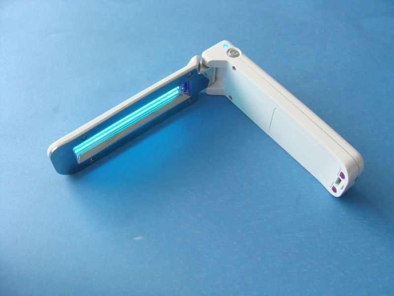 旅行ポータブルサイズの二つ折りのデザイン魔法の杖uv光ディスインフェクターuv殺菌装置仕入れ・メーカー・工場