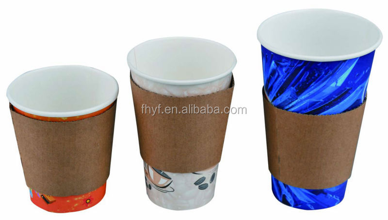 12oz/16oz/20oz paper board printed paper coffee cup sleeve