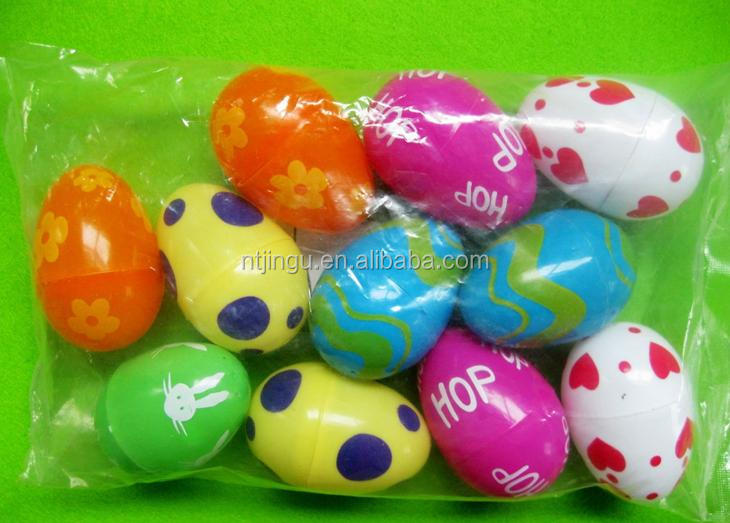 Plastic easter chocolate eggs/super cheap Compostable Easter Eggs./Plastic biodegradable easter