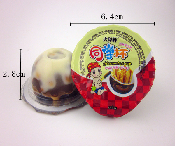 High-capacity Chocolate Cup with Biscuit
