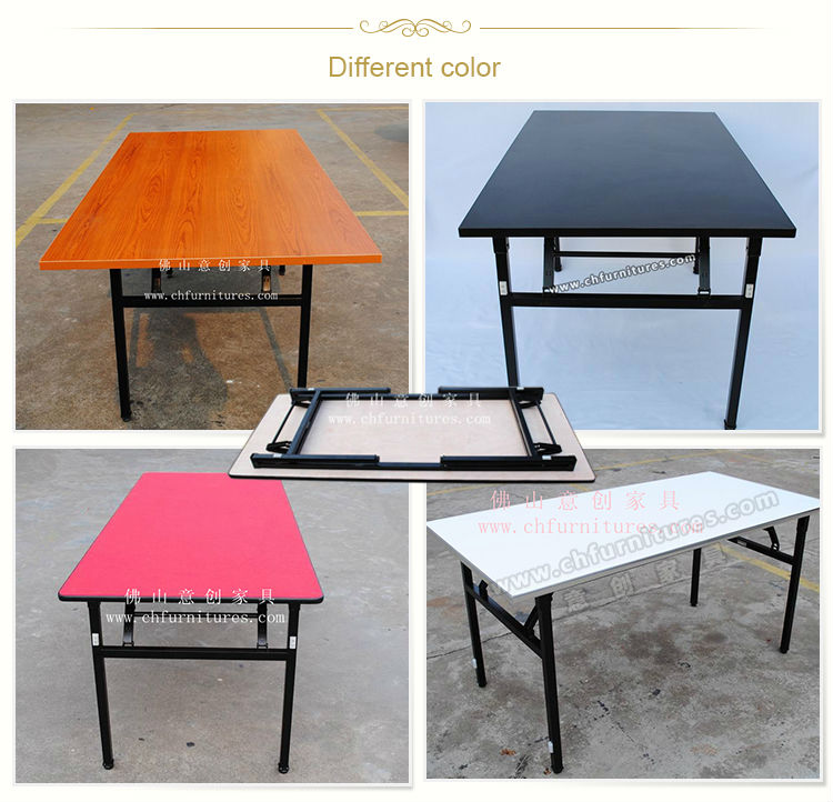 折り畳み式の木丸や四角形8-10person宴会場用テーブル仕入れ・メーカー・工場