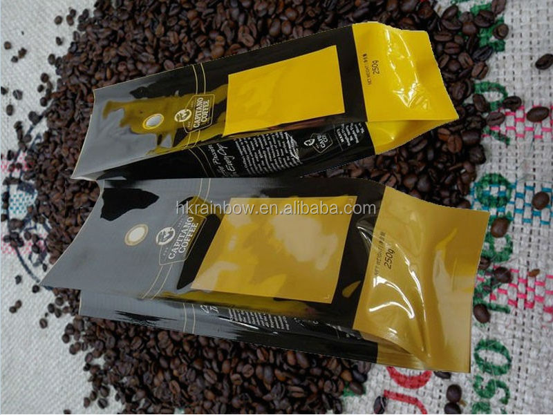 wonderful printing Matt OPP three siade seal tea bags with tear notch
