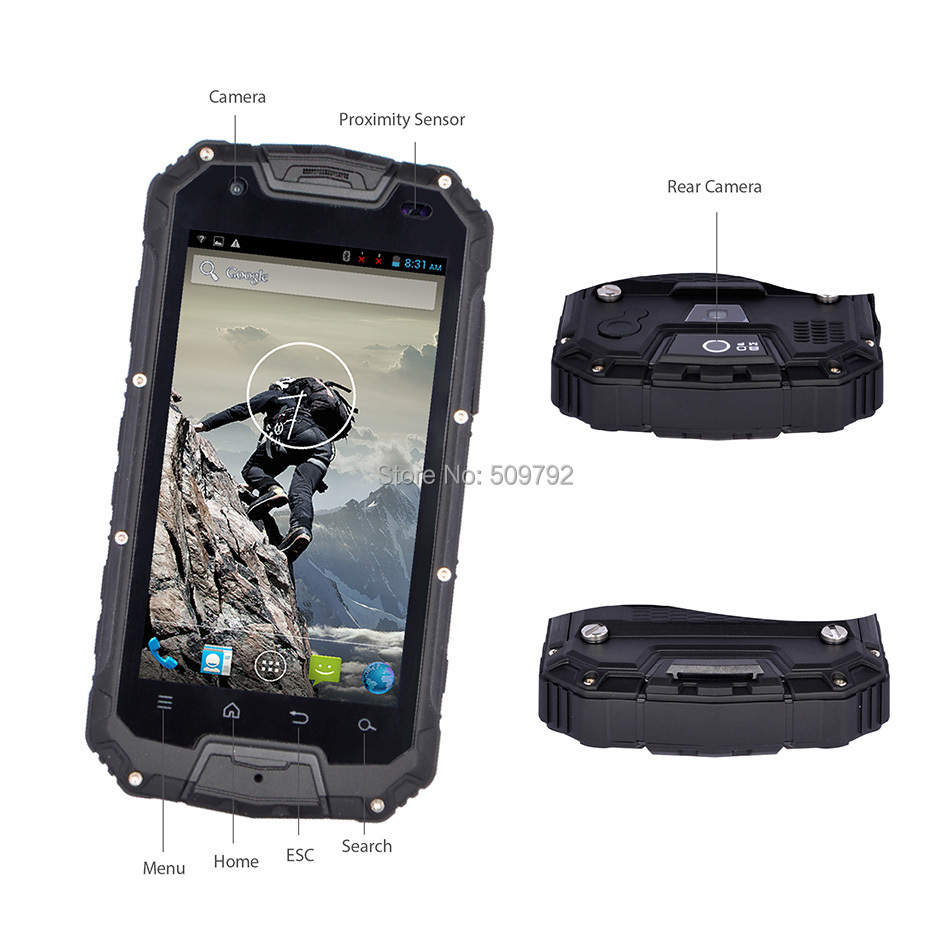 Мобильный телефон Snopow M8 IP68 PTT Walkie Talkie 4.5 MTK6589 8.0MP GPS в интернет-магазине Сena24.ru