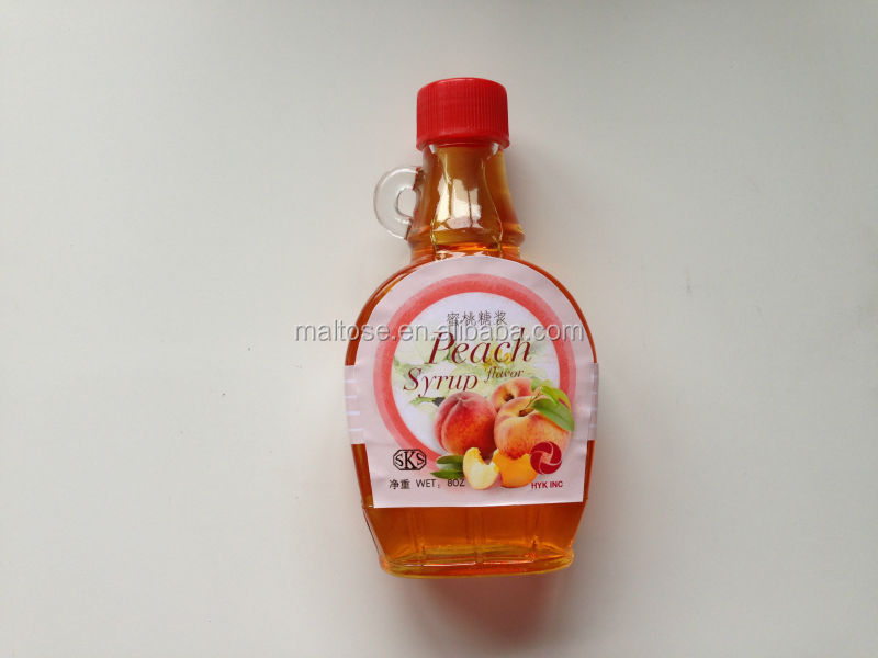 flavor concentrate syrup/peach flavor syrup for various drinks and candy