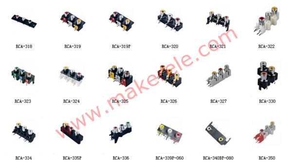 2ポートrcaアダプタrca-216pミニジャックへ仕入れ・メーカー・工場