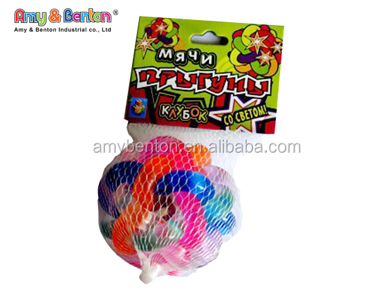 6.5センチメートルおもちゃベースバウンドするボールのおもちゃ小さな虹ボールのおもちゃ問屋・仕入れ・卸・卸売り