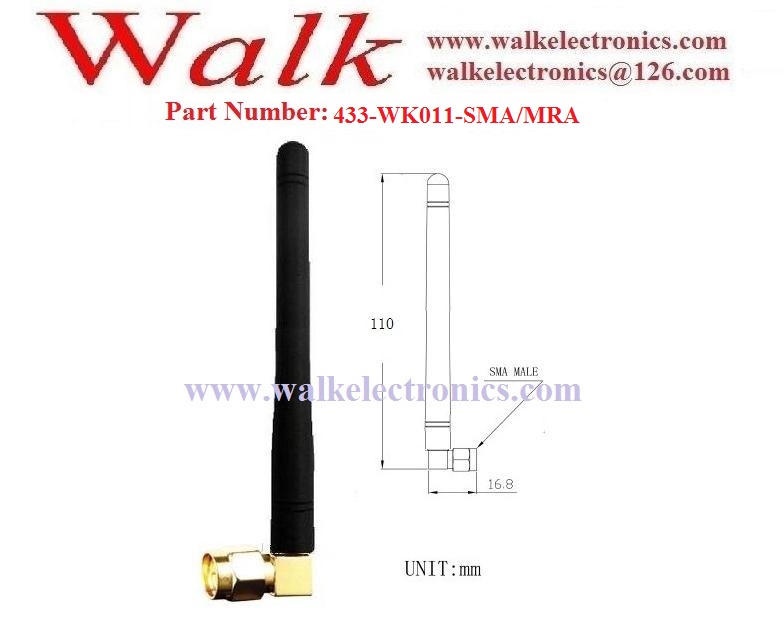 433mhzのアンテナ: ラバーアンテナ、 smaコネクタ仕入れ・メーカー・工場
