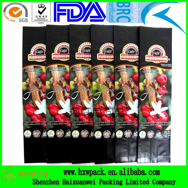 plastic stand up tea bags with zipper