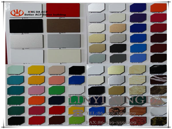 2014 good price ACM champagne silver aluminium composite