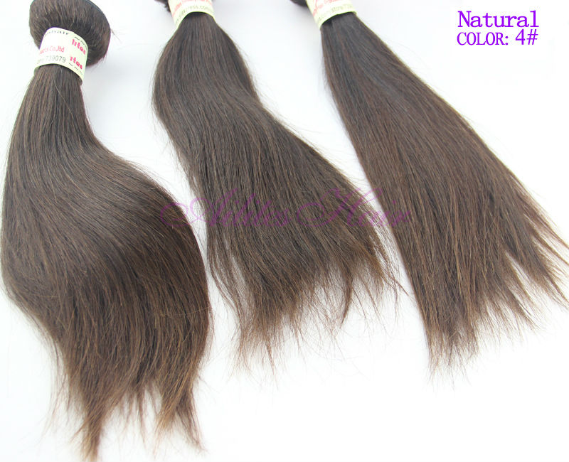 Tangle&shedding free Peruvian chocolate hair weave hot sale products natural straight peruvian hair weaving