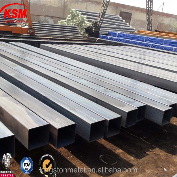 EN10219 Galvanized square tube/Hollow section ERW steel square pipe問屋・仕入れ・卸・卸売り