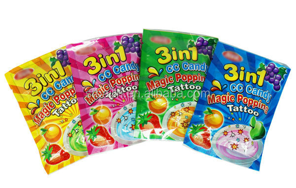 Four flavor Poping candy Ice Cream with Taotto