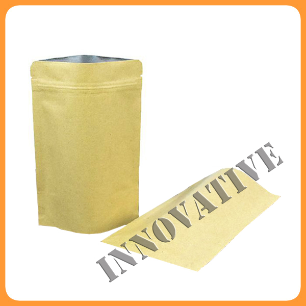 empty stand up zipper tea bag for flower tea