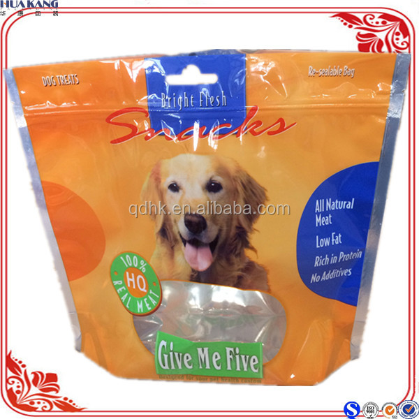 Printed Block Bottom Bag For Pet Food Supplier