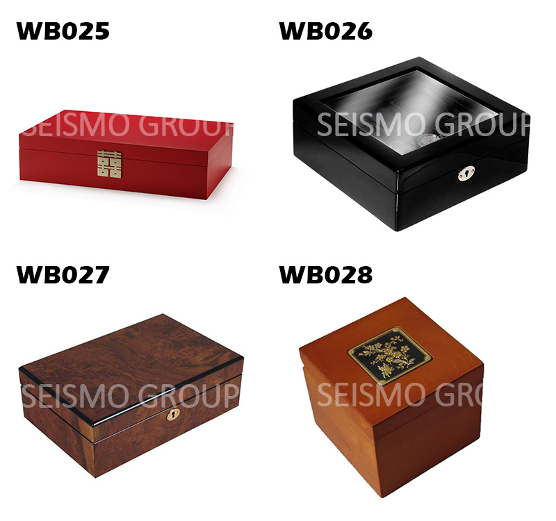 champagne wooden wine box