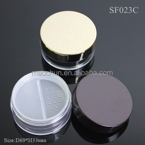 3g/5g/8g/10g/15g/30gルースパウダーの瓶プラスチック/化粧瓶/空の化粧品容器問屋・仕入れ・卸・卸売り