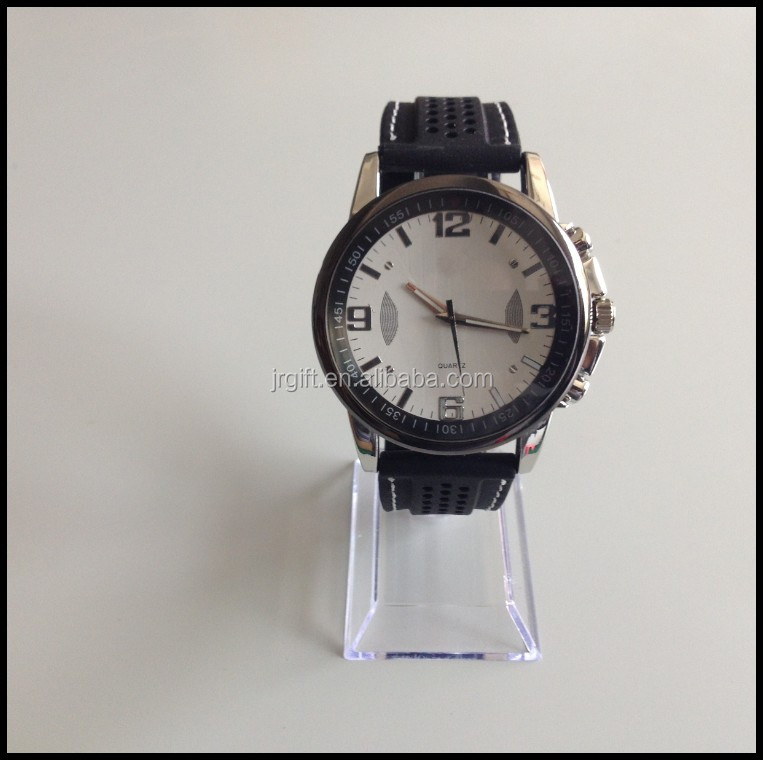 卸売レディースファンシーウォッチブルーシリコンゴールド手首の手の腕時計型jr0124女性のための問屋・仕入れ・卸・卸売り