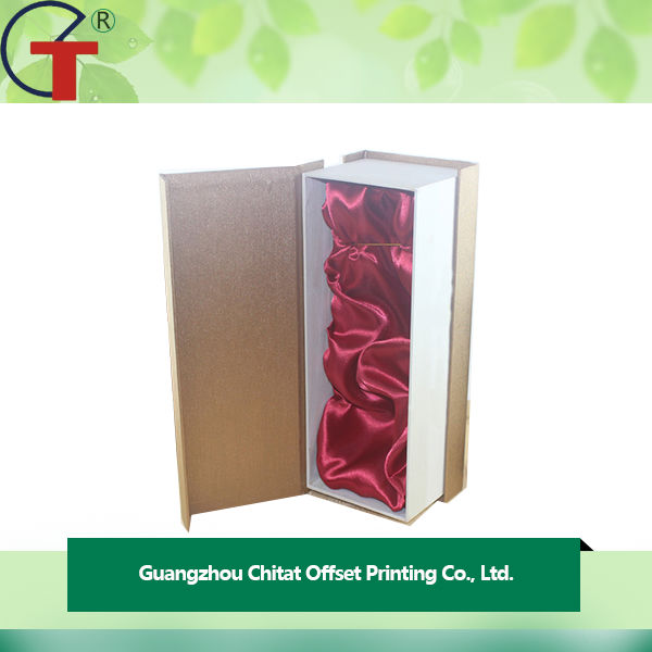 2014 New Design Elegant Paper Single Wine Glass Box