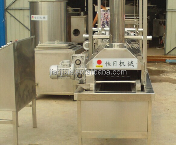 Meat continous frying machine