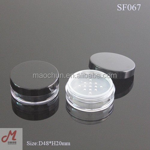 3g/5g/8g/10g/15g/30gルースパウダーの瓶プラスチック/化粧瓶/空の化粧品容器問屋・仕入れ・卸・卸売り