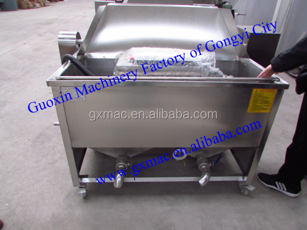 Guoxin Factory automatic potato chips frying machine/ kfc chicken frying machine