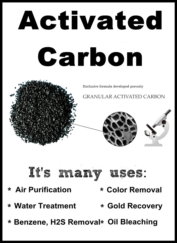 4x8 Mesh Coconut shell Granular Activated Coal for Waste Water Treatment