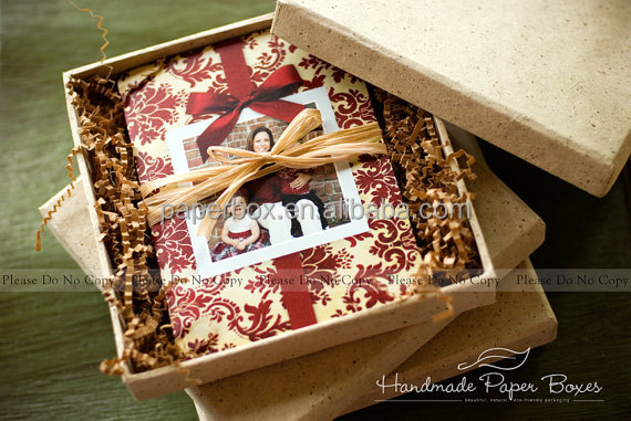 rigid paperboard custom print cardboard box slide gift box