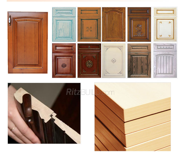 Super quality updated dark chocolate melamine kitchen cabinet