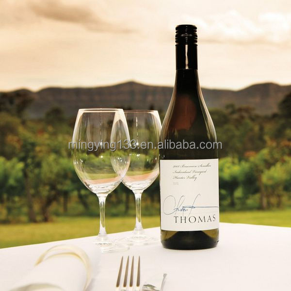 750ml high quality red wine glass wine bottles china factory