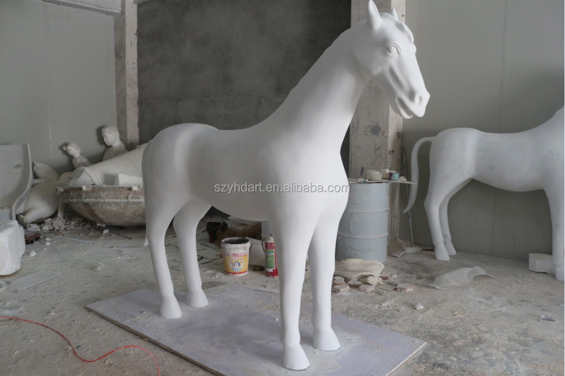 命- サイズのグラスファイバー製の馬のための公園展示問屋・仕入れ・卸・卸売り