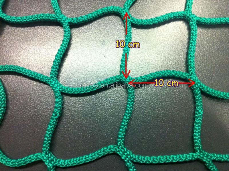 Pp Green Knotted Trailer Cargo Net Buy Nylon Strong Mesh Fabric/trailer Cargo Net,Cargo Pallet
