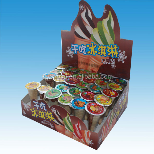 Ice Cream Shape Chocolae Biscuit