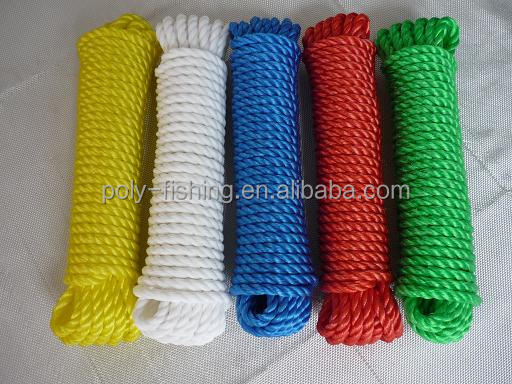 カラフルなpeポリエチレンモノフィラメント糸から作られたロープ仕入れ・メーカー・工場